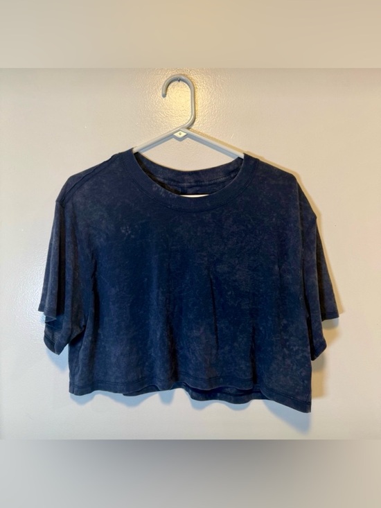 lululemon athletica Tops - Lululemon All Yours Cropped Boyfriend Tee *Wash